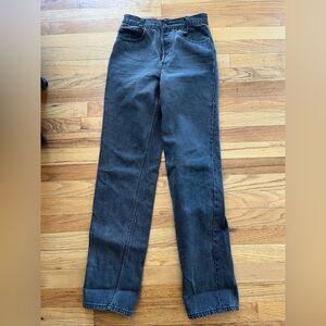Levi’s Vintage Black Washed 701 Student Fit Jeans Size 27